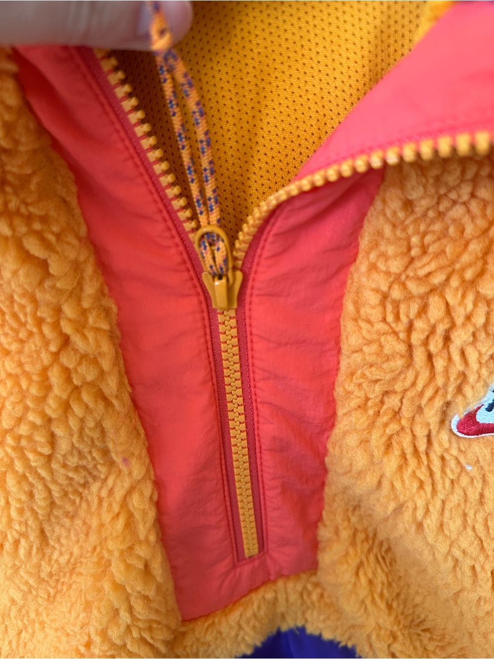 Nike Sportswear Sherpa Fleece Half-Zip Pullover (Style BV3766-886). - Picture 3 of 11